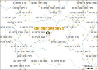 map of Kampong Peraya