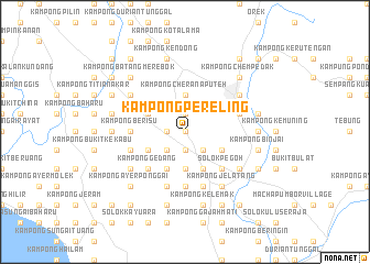 map of Kampong Pereling