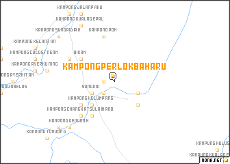 map of Kampong Perlok Baharu