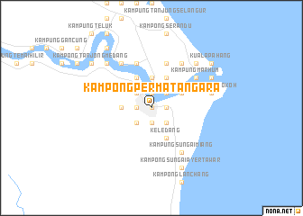 map of Kampong Permatang Ara