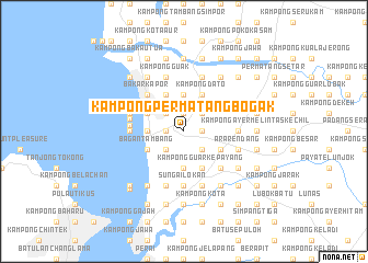 map of Kampong Permatang Bogak