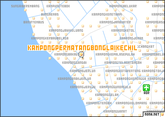 map of Kampong Permatang Bonglai Kechil