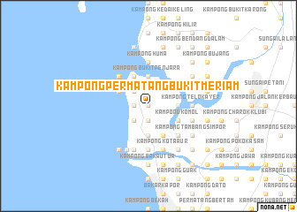 map of Kampong Permatang Bukit Meriam
