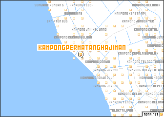 map of Kampong Permatang Haji Man