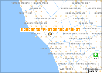 map of Kampong Permatang Haji Samat