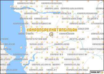 map of Kampong Permatang Indah