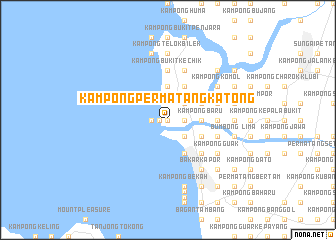 map of Kampong Permatang Katong
