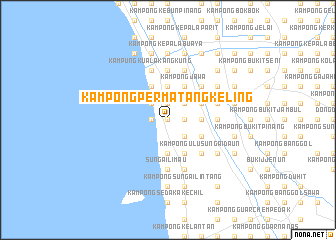 map of Kampong Permatang Keling