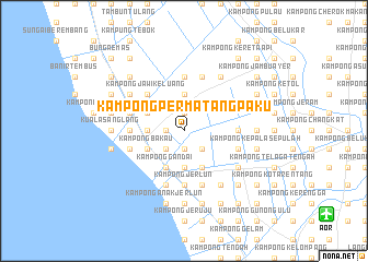 map of Kampong Permatang Paku