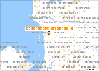 map of Kampong Permatang Pauh