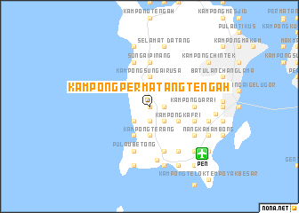 map of Kampong Permatang Tengah