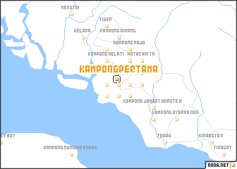 map of Kampong Pertama