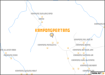 map of Kampong Pertang