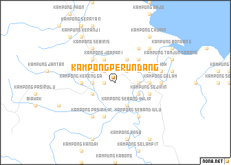 map of Kampong Perundang