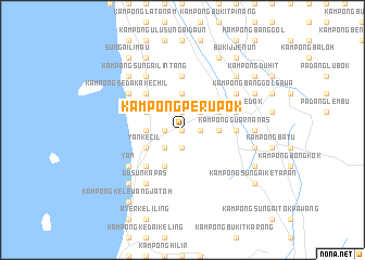 map of Kampong Perupok