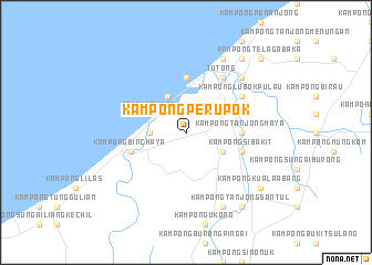 map of Kampong Perupok