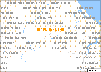 map of Kampong Petani