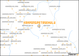 map of Kampong Petaseh Ulu