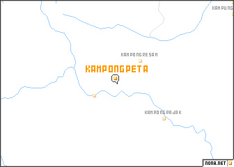 map of Kampong Peta