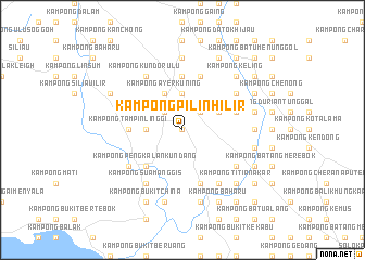 map of Kampong Pilin Hilir