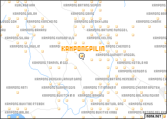 map of Kampong Pilin