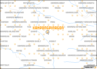 map of Kampong Pinagon