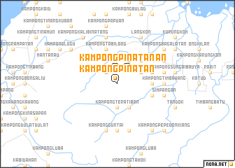 map of Kampong Pinatan