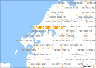 map of Kampong Piniang