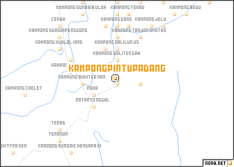 map of Kampong Pintu Padang