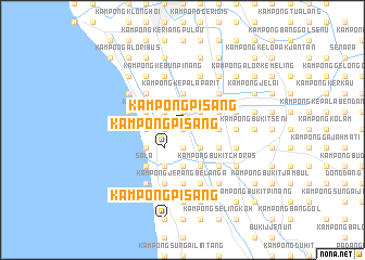 map of Kampong Pisang