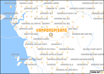 map of Kampong Pisang