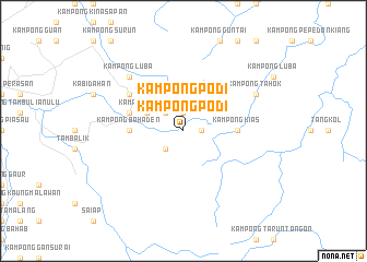 map of Kampong Podi