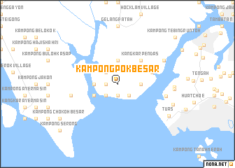 map of Kampong Pok Besar