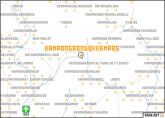 map of Kampong Pondok Kempas