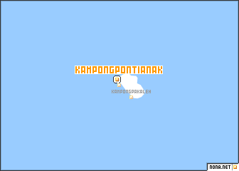map of Kampong Pontianak