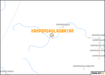 map of Kampong Pulau Bayan