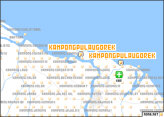 map of Kampong Pulau Gorek
