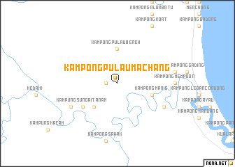 map of Kampong Pulau Machang