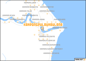 map of Kampong Pulau Maulana