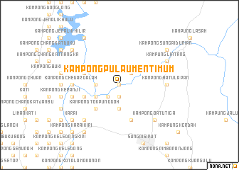 map of Kampong Pulau Mentimum