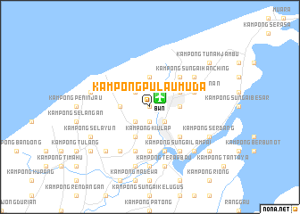 map of Kampong Pulau Muda