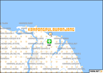 map of Kampong Pulau Panjang