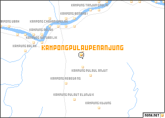 map of Kampong Pulau Penanjung