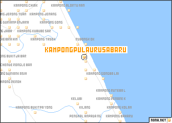 map of Kampong Pulau Rusa Baru