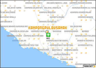 map of Kampong Pulau Samak