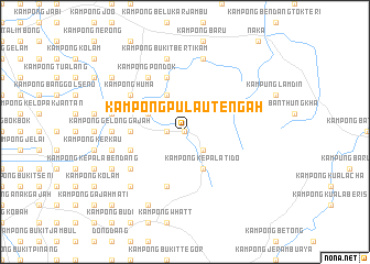 map of Kampong Pulau Tengah