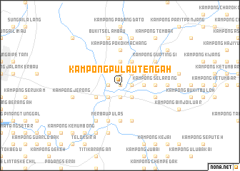 map of Kampong Pulau Tengah