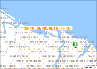 map of Kampong Pulau Tok Fakir