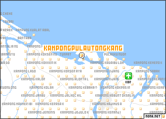 map of Kampong Pulau Tongkang