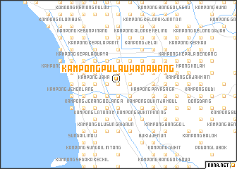 map of Kampong Pulau Wan Awang